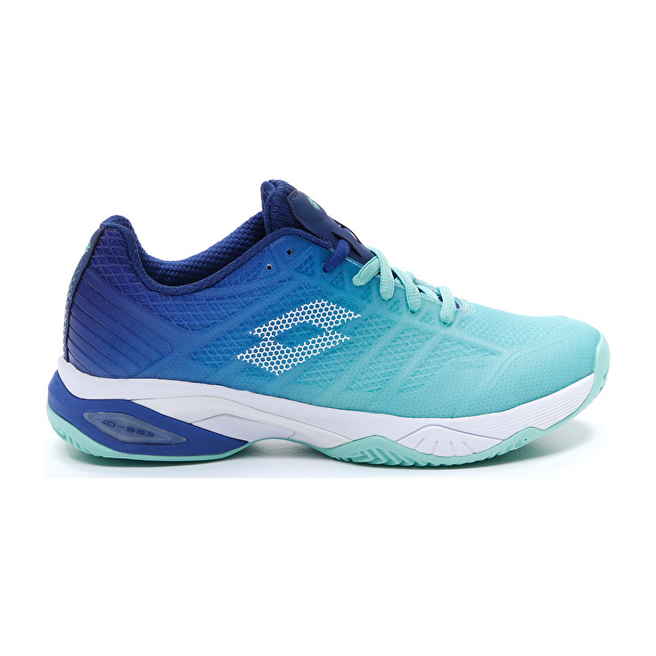 Lotto Women's Mirage 300 Ii Cly Tennis Shoes Turquoise/Navy Blue Canada ( SWXN-74368 )